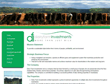 Tablet Screenshot of dairyfarminvestments.co.nz
